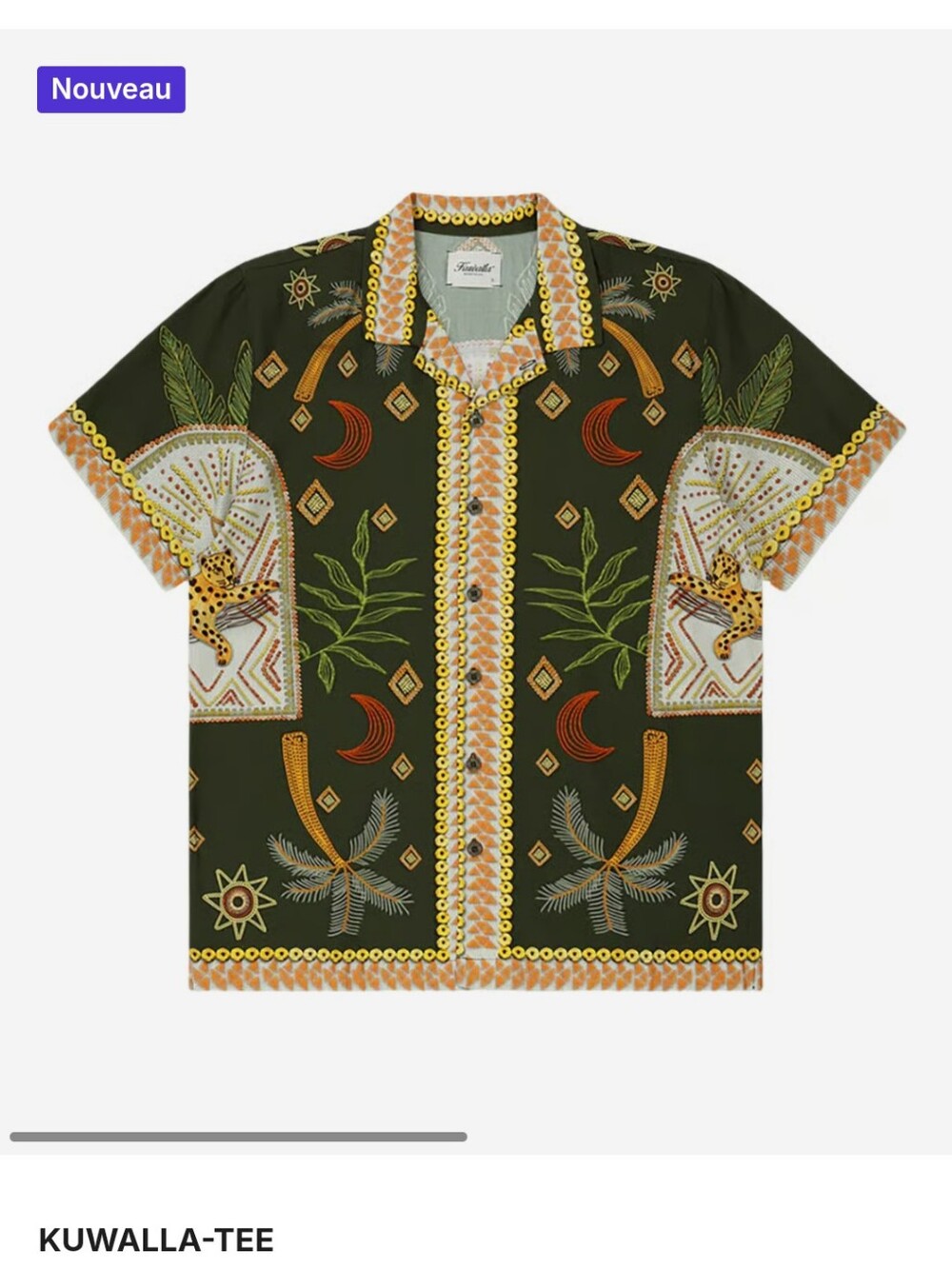 Kuwalla-Tee Print Shirt (Matching Pants Available)
